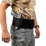 OneTigris Neopren IWB Verdeckter Holster Pistolenholster für Rechtsschützen Glock/Kel Tec/Taurus/Springfield/S&W M&P/Beretta (L)