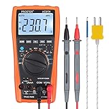 Proster VC97 Digital Multimeter LCD Digital Messgerät Auto Range mit Messung von DCV ACV ACA Widerstand Kapazität Frequenz Temperatur usw