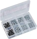Connex Nagel-Sortiment 750-teilig - Nägel & Kammzwecken im Set - Vorsortiert in praktischer Kunststoffbox - Geeignet für Haus, Hobby & Werkstatt / Sortimentskasten / Sortimentsbox / DP8500030