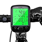 otumixx Fahrradcomputer Kabellos, Wasserdicht 29 Funktionen Fahrradtacho Radcomputer Drahtlos Tachometer Fahrrad LCD Backlight Radcomputer Wireless Kilometerzähler für Rennrad Mountainbike