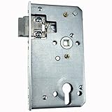 Einsteckschloss für Schlosskästen 30mm Rohr Stulp 24x167 mm Dorn 60 PZ/W 72/8 Tor-Ersatzschloss