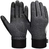 VBIGER Handschuhe Herren Winterhandschuhe Damen Winter Warme Fleece Innenfutter Touchscreen Handschuhe für Sport Outdoor Motorrad Laufen Radfahren Mountainbike