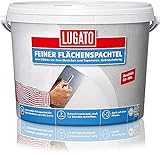 Lugato Feiner Flächenspachtel 5 kg - Glättet Wände und Decken