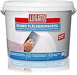 Lugato Feiner Flächenspachtel 5 kg - Glättet Wände und Decken