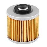 Motorrad Ölfilter, Aluminium Mini Motorrad Ölfilter Ersatz passend für XV750 VIRAGO 747 750 1981-1983 1988-1999