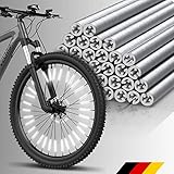 Velmia Speichenreflektoren Set [36 Stück] StVZO zugelassen I 360° Sichtbarkeit - einfache Montage - Speichenreflektoren Fahrrad - Katzenaugen