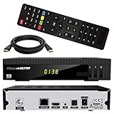 Micro mULTRA digitaler 4K UHD SAT Receiver inkl. HDMI Kabel (4K UHD, HDTV, DVB-S2, HDMI 2.0a, 2160p, 1080p, LAN, USB 3.0 Mediaplayer, LCN, Full HD, Astra vorinstalliert)