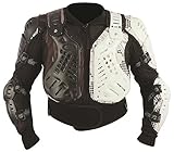 HEYBERRY Protektorjacke Brustpanzer Protektorenhemd Amour Jacket schwarz weiß Größe XL