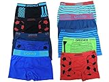 Unbekannt 10er Pack Kinder Jungen Boxershorts Größe 86-164 (152-164)