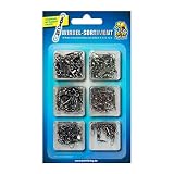 Behr Zubehör Angelzubehör Angelset Wirbel Set mit Karabiner Set 120 Teile