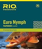 RIO Products Leaders Euro Nymph Vorfach mit Tippet Ring, transparent