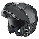 Held Travel Champ II Uni Klapphelm Schwarz Matt L (59/60)