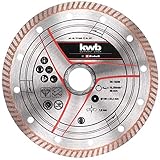 kwb by Einhell Diamant-Trennscheibe dünn 150x1,6 mm Winkelschleifer-Zubehör (Ø 150 x 1.6 x 22.23 mm, max. 10200 min-1, max. 80 m/s, extra dünn für wenig Materialverlust)