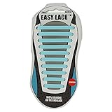 Easy laces Schnürsenkel Silicone, EAS210SB, Blau (Sky Blue 210), One Size