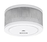 ABUS Mini-Rauchmelder GRWM30600 - geeignet für Wohnräume, Kellerräume, Wohnmobile - 10 Jahres Batterie - 85 dB lauter Alarm - Weiß