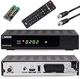 Anadol HD 202c Plus PVR Aufnahmefunktion-Timeshift (Schwarz) digitaler HDTV 1080p Kabel-Receiver [Umstieg Analog auf Digital] (HDTV, DVB-C / C2, HDMI, SCART, Coaxial, Mediaplayer, USB 2.0)