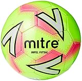 Mitre Impel Futsal Fußball, Unisex, Grün/Pink, Größe 3