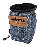 Mantle - Chalkbag Kreidebeutel in Jeans dunkel für Kletterkreide zum Bouldern und Klettern