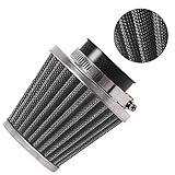 Evermotor Universal Doppelschicht Stahl Filter Luftfilter 42mm 43mm 44mm für Motorrad Scooter ATV Moped