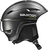 Salomon Damen/Herren Cruiser 4D Ski- und Snowboardhelm, In-Mold-Schale, EPS 4D-Innenschaum, Kopfumfang 53-56 cm, schwarz, Größe S, L39035100