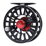 MAXIMUMCATCH Avid Serie Wert Fliegenfischen Rolle-1/3, 3/4, 5/6, 7/8, 9/10wt, 5 Farbe auszuwählen (Mattschwarz, 7/8wt)