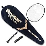 Senston N80 Ultra-Lict 100% Graphit Badmintonschläger Carbon Badminton schläger mit Schlägertasche