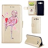 Schutzhülle iPhone SE/5/5S PU Leder mutouren Elegantes Farbe Motiv Schlitz für Kreditkarte und Standfunktion Magnetic Leder Schutzhülle Leather Wallet Tasche Decke – blau