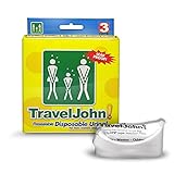 TravelJohn Einweg-Urinalbeutel, 6 x 3 Stück (18 Urinale)