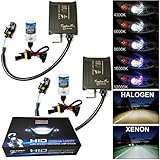 Akhan Digital 9-32V 35W CANBUS Bixenon Kit Nachrüstsatz H4 H/L 6000 Kelvin inkl. HID Vorschaltgerät, Xenon Brenner Lampe und Montage Material ohne Fehlermeldung und ohne Flackern