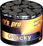 Pro's Pro - Griffband - Gtacky - Tennis Griffbänder - schwarz - 60 Stück