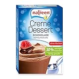 natreen Creme Dessert Schokolade ohne Kochen • 30% weniger Kalorien, 14 mal 2er Pack, (14 x 2 x 27g )