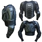 HEEZY Kinder Protektorenjacke Protektoren Hemd Jacke Ski Snowboard Motocross Quad BMX - Größe M
