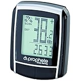 Prophete Fahrrad-Computer 15 Funktionen Fahrradcomputer, schwarz, L
