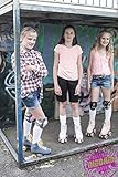 Nijdam Unisex 52RP Denim Rebel Retro Rollschuhe, Fuchsia/Orange/Gelb, Einheitsgröße