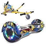 MARKBOARD Self Balancing Scooter 6.5' Hover Scooter Board Elektro Scooter Skateboard - Eingebaute Bluetooth Lautsprecher Hoverkart Gokart