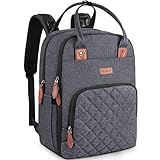 Baby Wickelrucksack Multifunktional Wickeltasche Rucksack Große Kapazität babytasche wickeltasche Reisetasche für Unterwegs Passform für Kinderwage Grau