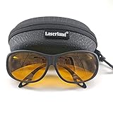 Laserland T-UB Laserschutzbrille 445nm 450nm 190-490nm UV-Desinfektion Lasergravur Graviermaschine pc Brille laserbrille Laser schutzbrille UV Blau Laserdiode Halbleiterlaser 405nm 450nm 473nm