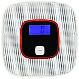 Weber Protect Kohlenmonoxid Warnmelder, CO Melder. Deutscher Sprachassistent. Intelligent mit LCD Anzeige und Sprachwarnung.
