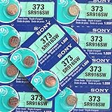 Sony 373 SR916SW Silberoxyd Uhrenbatterie Quecksilberfrei Pack von 10