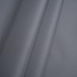 Erstklassiger Polyester Oxford 250D 1lfm - Wasserabweisend, Winddicht, Outdoor Stoff, Gartenmöbel Stoff (Grau)