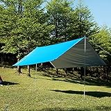 chinawh Zeltzubehör Multi-Funktions-Outdoor-wasserdichte Sonnenschutz Strand Markise Zelt Sun Shelter Pergola (Color : Blue)
