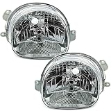 AD Tuning DEPO Scheinwerfer Set Klarglas Chrom Facelift Optik H4 Halogen