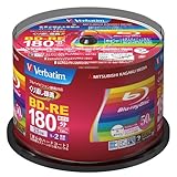 50 VERBATIM BluRay wiederbeschreibbare BD-RE 25 GB Inkjet bedruckbare Blu-ray Rohlinge