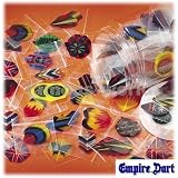30 Dartflights (10 Satz), verschiedene Farben u. Formen (5
