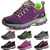 BOLOG Outdoor-Halbschuhe, Wanderschuhe, rutschfeste Kletterschuhe, leicht, atmungsaktiv, Trekkingschuhe für Damen und Herren, Violett - violett - Größe: 38 EU