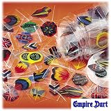 60 Dartflights (20 Satz), verschiedene Farben und Formen