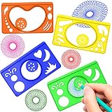 German Trendseller® - 6 x Magische Twister Malschablonen ┃ NEU┃ Mitgebsel ┃ Kindergeburtstag ┃ Party Überraschung ┃ 6 Stück