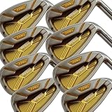 Japan TRG 4-Sw Eisen Golfschläger-Set, 20 Modelle, Chrom-Finish, Matrix Stain Steel, A Flex, Graphitschaft, Grip Mid, Plus 1,3 cm, 8 Stück