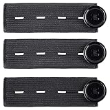 Comfy Fit Mamaband Hosenerweiterung – Hosenbunderweiterung für die Schwangerschaft – 3er Pack in Schwarz