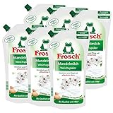 6x Frosch Mandelmilch Weichspüler 1 Liter - Pflegend mit Mandelmilch